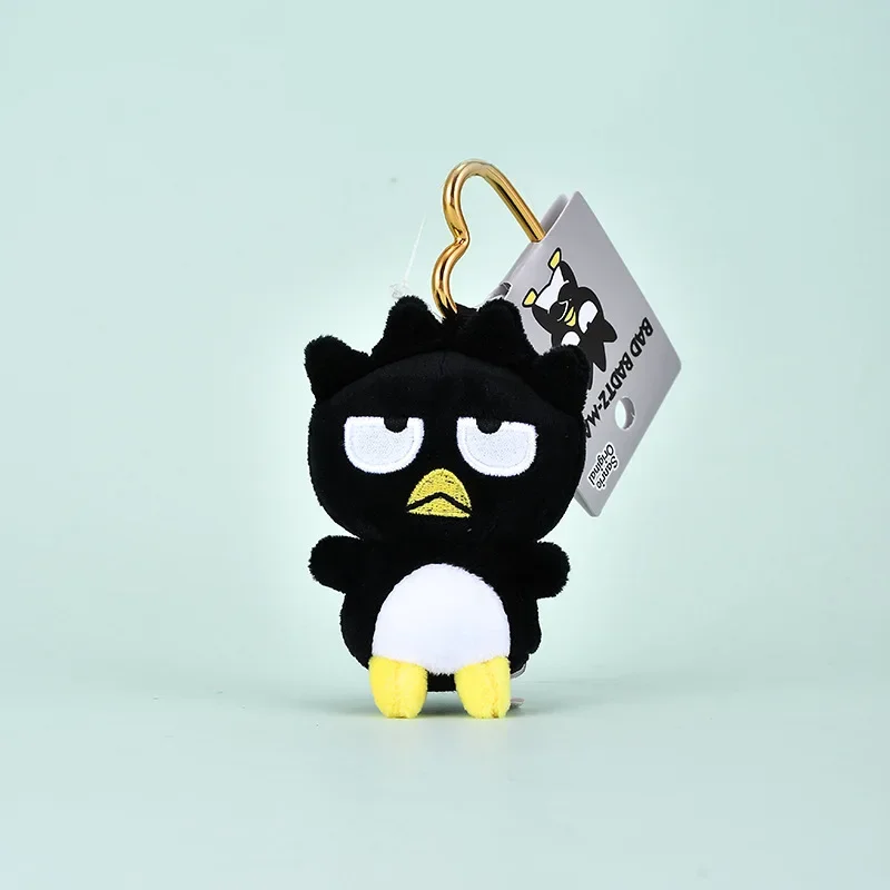 Kawaii Sanrios Gudetama Sam Gudetama Ahiru no Pekkle Plush Doll Keychain Hangyodon keyring My Melody Stuffed Backpack Pendant