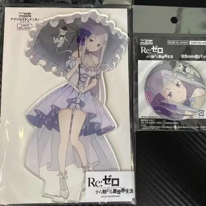 

Anime Peripherals ‌Re:Life in a different world from zero Figure Acrylic Stand Emilia Figurine Standing Plate Collectible Gift
