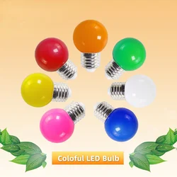 RGB Lamp E27 Led 3W E27 Bulb Globe Bulb AC 220V 240V Saving Energy G45 Festival Colorful Bulb Led Lamp Light Bulb