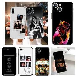 Fashion Michael Jackson Silicone Soft Phone Cases Cover for Apple iphone 15 Pro Max 14 13 Plus 12 Mini 11 7 8 6s 6 SE X XS XR