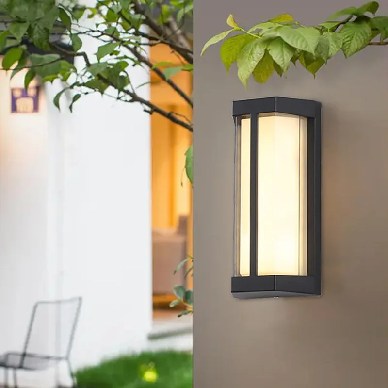 Wall lamp waterproof villa corridor garden modern outdoor lamp corridor warehouse simple balcony door terrace exterior wall lamp