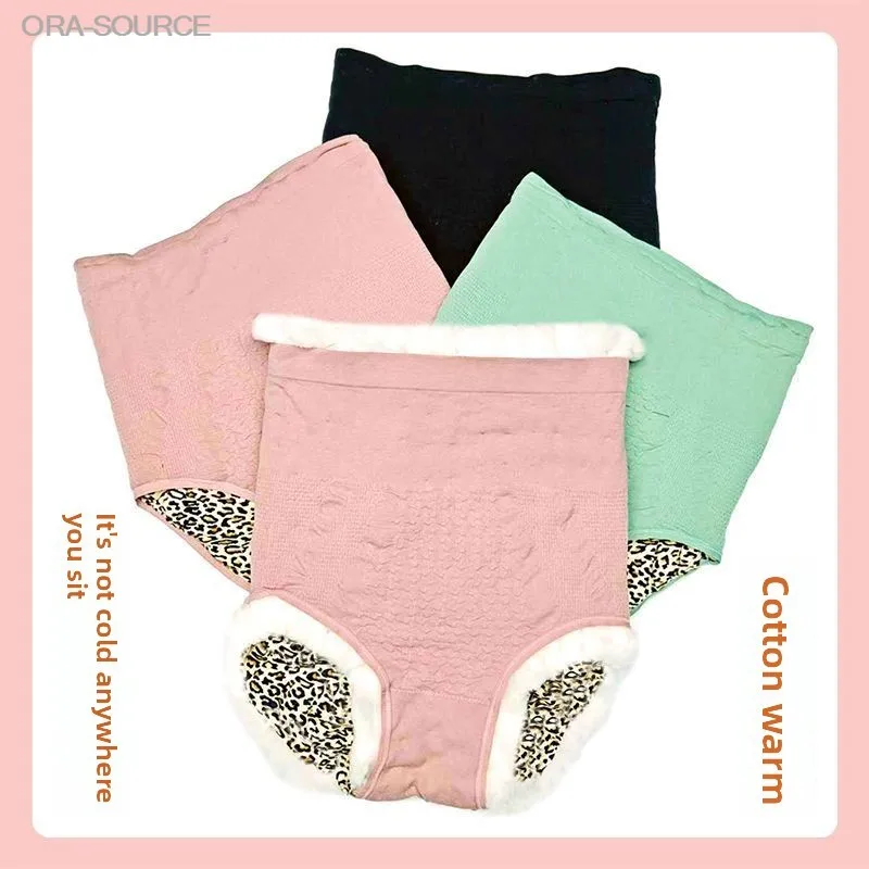 Premium Women Cotton High Waist Thermal Underwear Handmade Elastic Tummy Warmer Lumbar Support Hip Protection Extra Thick Cozy