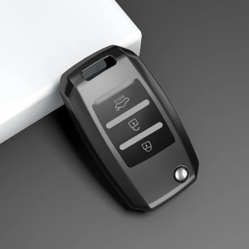 TPU Car Flip Key Case Cover Shell Fob For KIA RIO 3 K2 K3 K4 K5 Sportege Picanto Optima Soul Ceed Sorento Forte Stinger Cerato