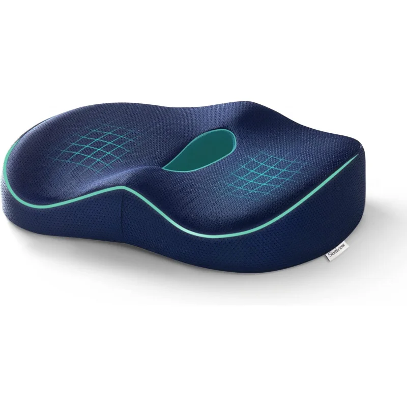 

Memory Foam Cushions Office Chair Seat Cushion for Tailbone Sciatica Pain Relief Hemorrhoid Pillow -Cocc