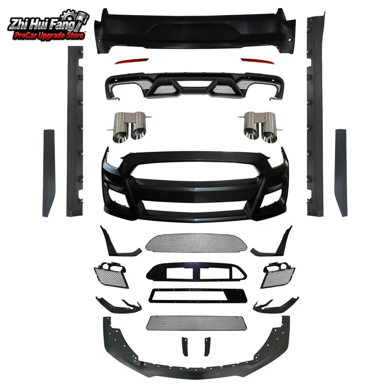 for Mustang's Modified Mach-1 Kit with a Mesh Tailpipe The GT500 Bumper Is Suitable