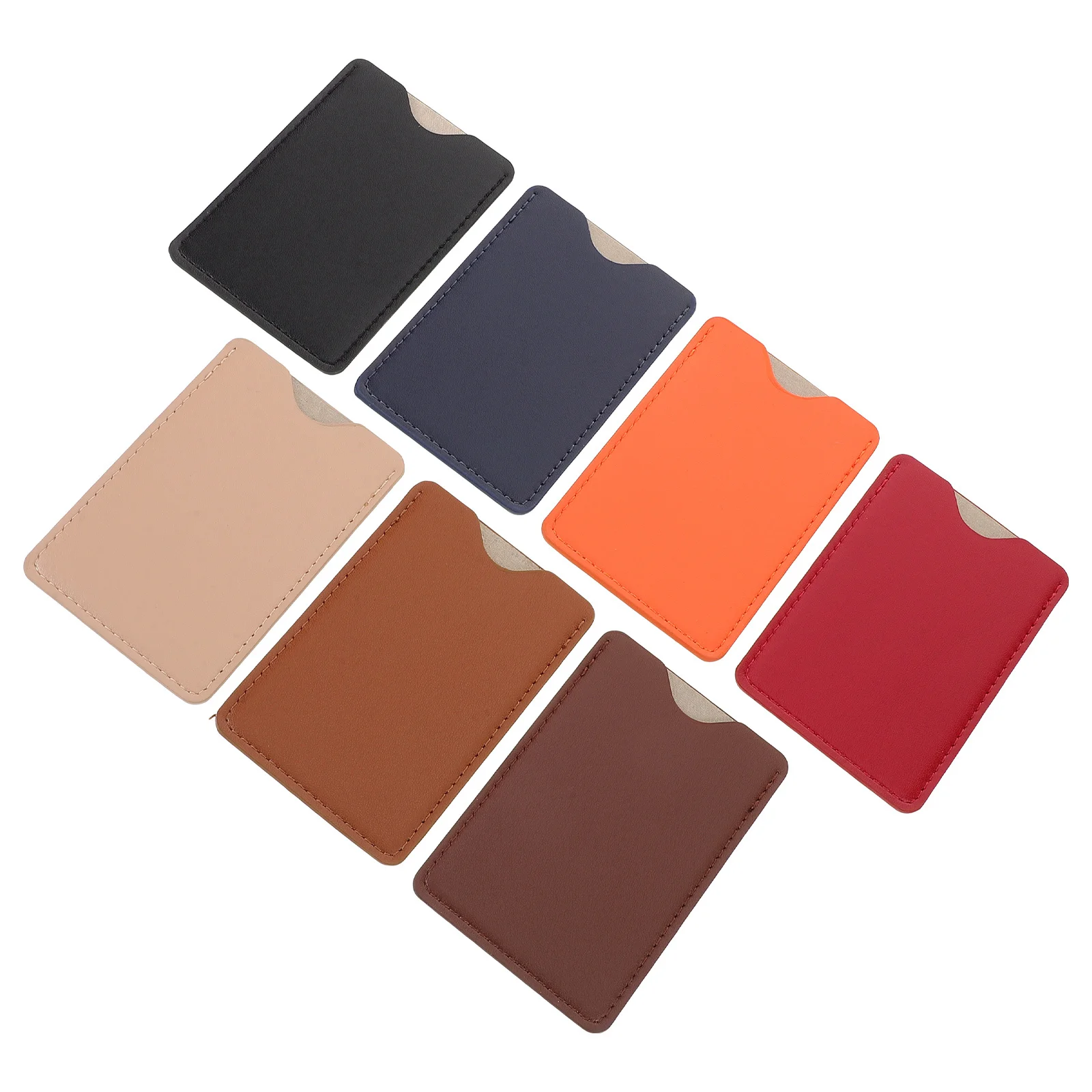 

7Pcs PU Credit Card Sleeve Protector Slim Anti-Theft Bank Card Holder Cover Blocking Privacy for Wallet