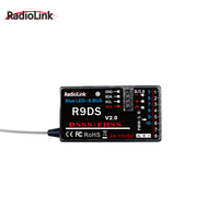 Radiolink R9DS RC Receiver 9 Channels Flight Information Transmission SBUS/PWM/PPM Signal Compatible with AT9 AT9S AT10II AT10