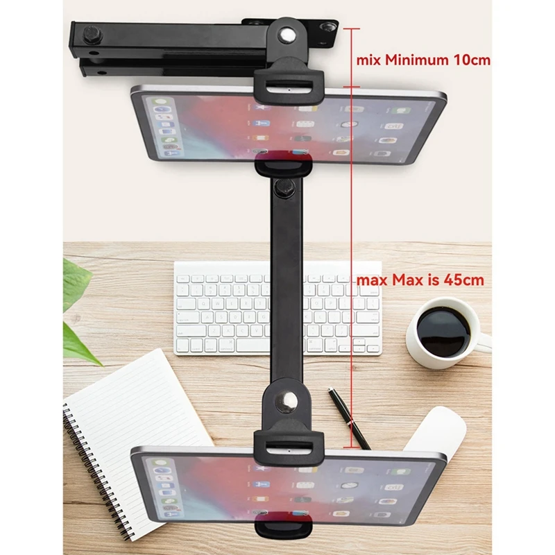 ●Folding Wall-Mounted Mobile Phone Tablet Holder Angle Adjustable Stretch Wall-Mounted Cantilever Tablet Holder