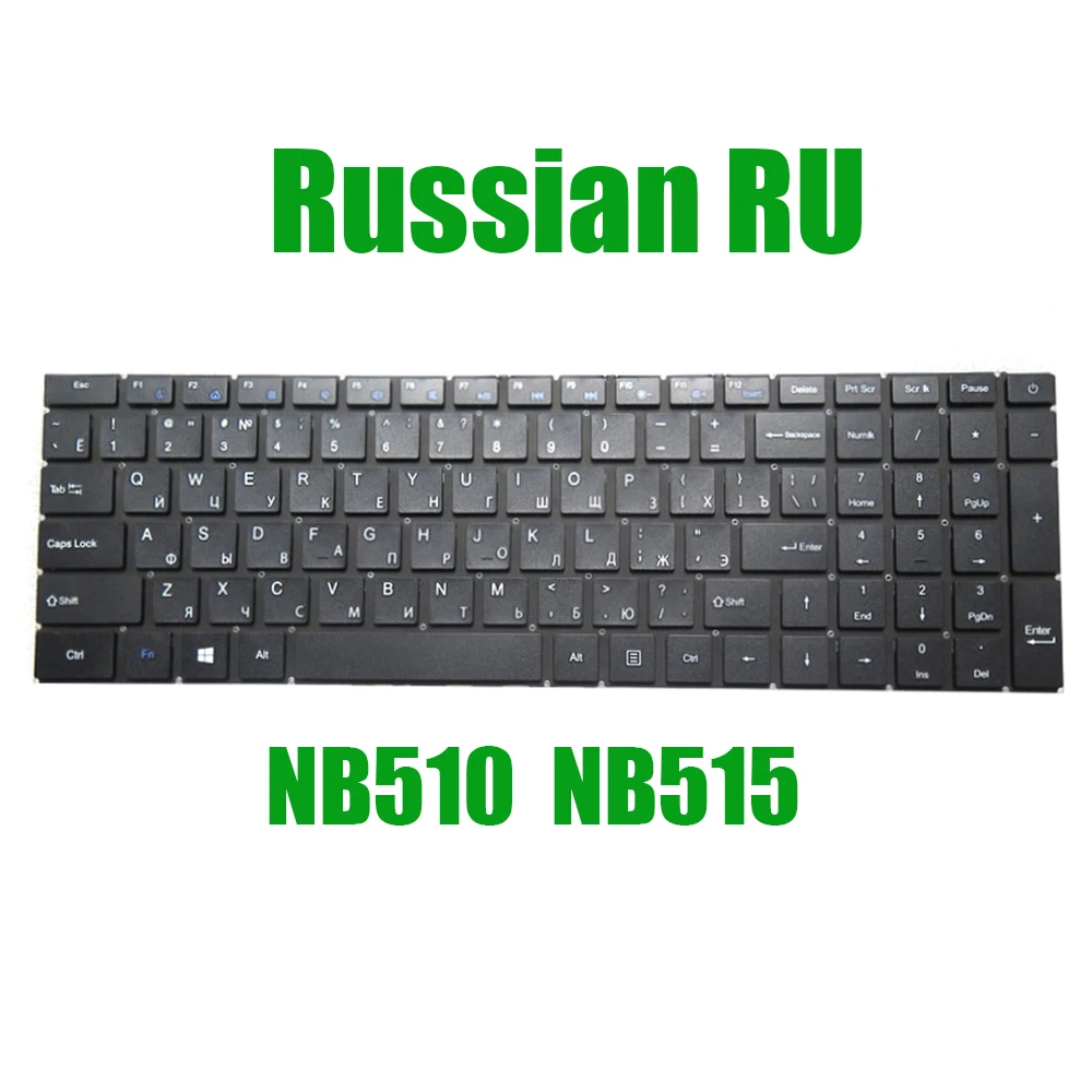 

Клавиатура для ноутбука Irbis NB510 NB515 русская RU черная без подсветки, замена, новая