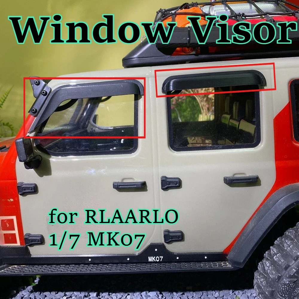 RC offroad hobby realistic Window Visor ornament for RLAARLO 1/7 MK07 scale custom size upgrade replacement spare accessories