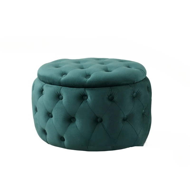 Storage sofa , cloakroom, bedroom dressing , living room pedal stool, round shoe changing  low stool for home