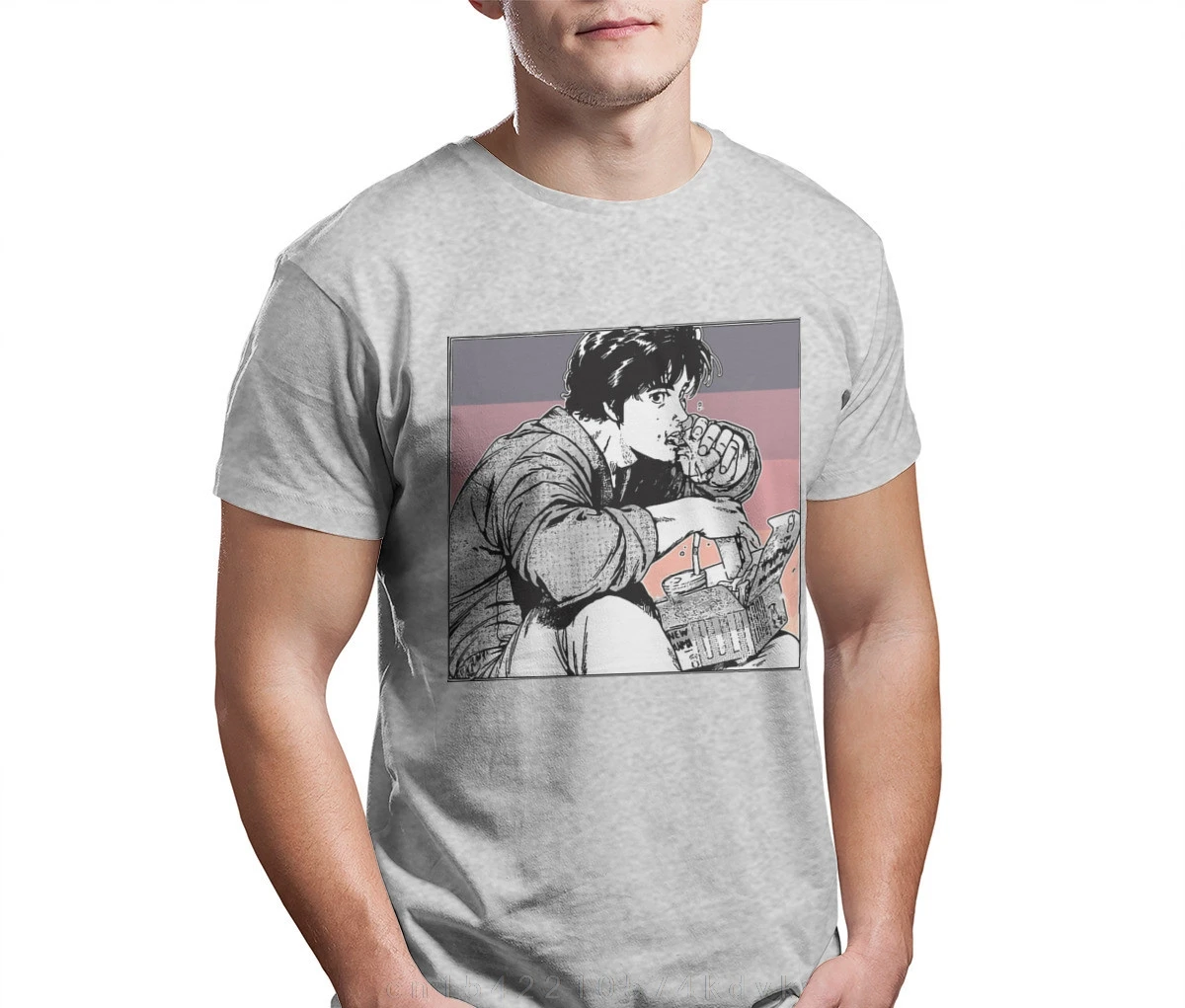 City  Ryo Saeba Kaori Makimura Hideyuki Manga Men's TShirt Manga Individuality T Shirt Original Streetwear Hipster