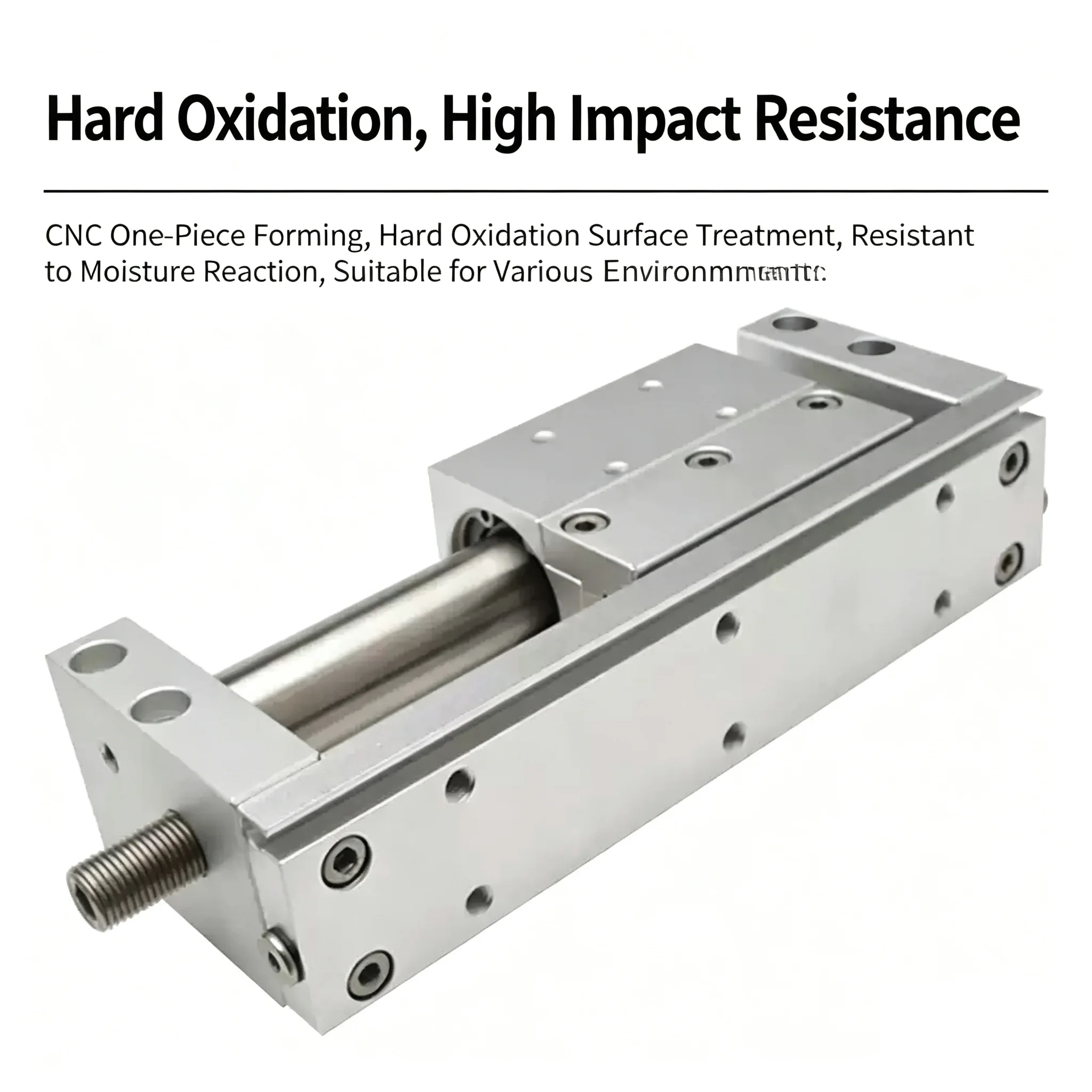 RMH10/16/20/25 Long Stroke Pneumatic Cylinder Sliding Rail Type Magnetic Coupling Rodless - Various Lengths Available