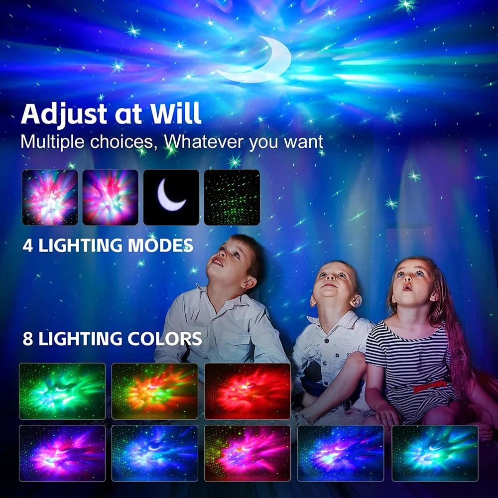 Astronaut Projector Starry Sky Galaxy Stars Projector Night Light LED Nebula Lamp for Bedroom Ceiling Room Decor Decorative