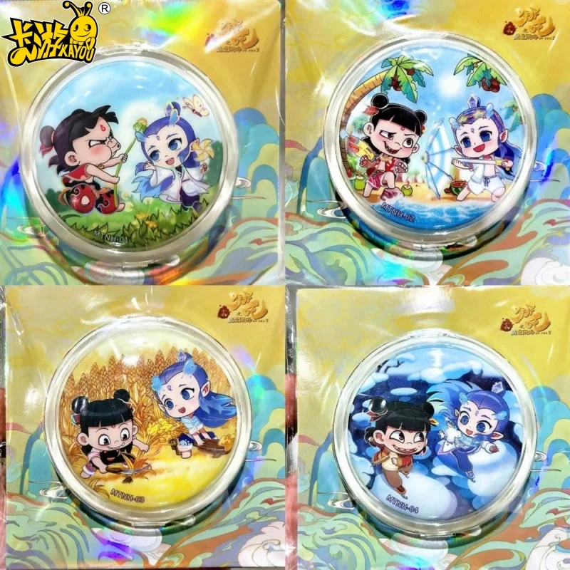 

New Original Film Movie Ne Zha 2 Nezha Aobing Tinplate Badge Accessory Collection Cosplay Anime Costume Birthday Christmas Gifts