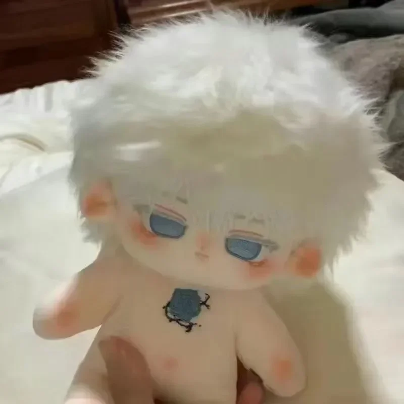 20cm Jujutsu Kaisen Plush Doll Gojo Satoru Stuffed Toys Figures Cute Cotton Doll Cartoon Figurine Christmas Gift For Kids Toys
