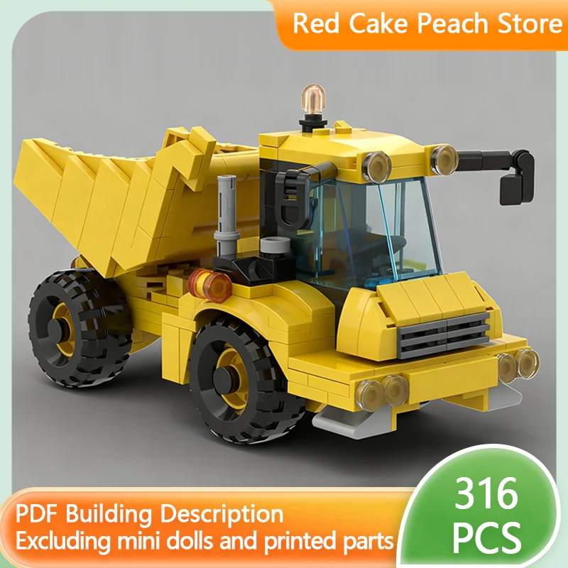 

Модель городской автомобиль MOC, строительные кирпичи, классический внедорожный самосвал, модульная технология, детские праздничные подарки, сборные игрушки, костюм