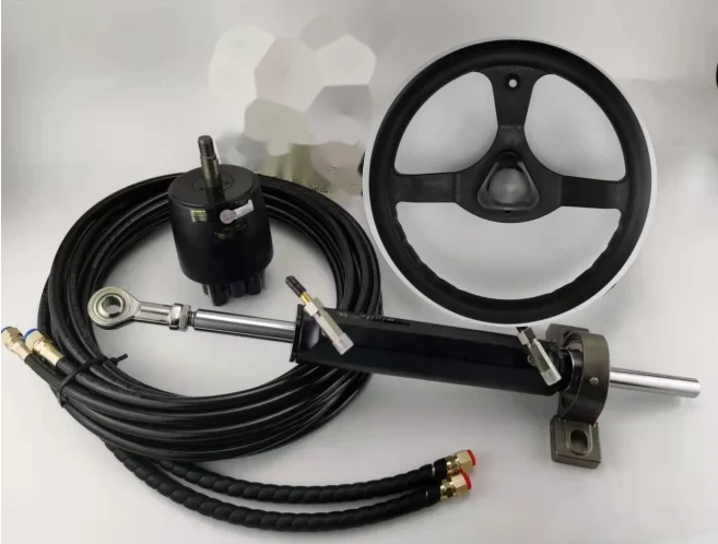 Hydraulic internal combustion engine steering system Cylinder/pump/tube 300 hp, yacht/marine diesel engine parts steel