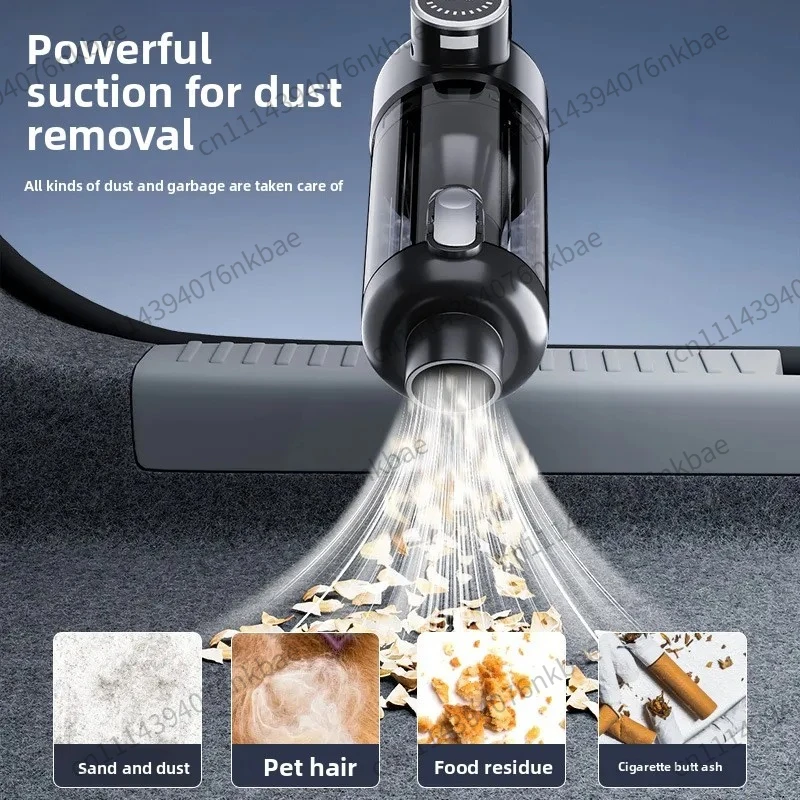 Wireless Portable Car Vacuum 65000 RPM, Silent Powerful Wet & Dry Handheld Vacuum Cleaner for Car Detailing Household Cleaning