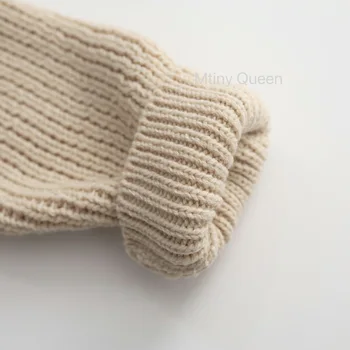 Boys Cotton Cardigan Sweater 6 2026 Children Sweater Coat Spring and Autumn New Cotton Knitted Baby Boy's Cardigan Coat Solid Color Horn Button Sweater 6