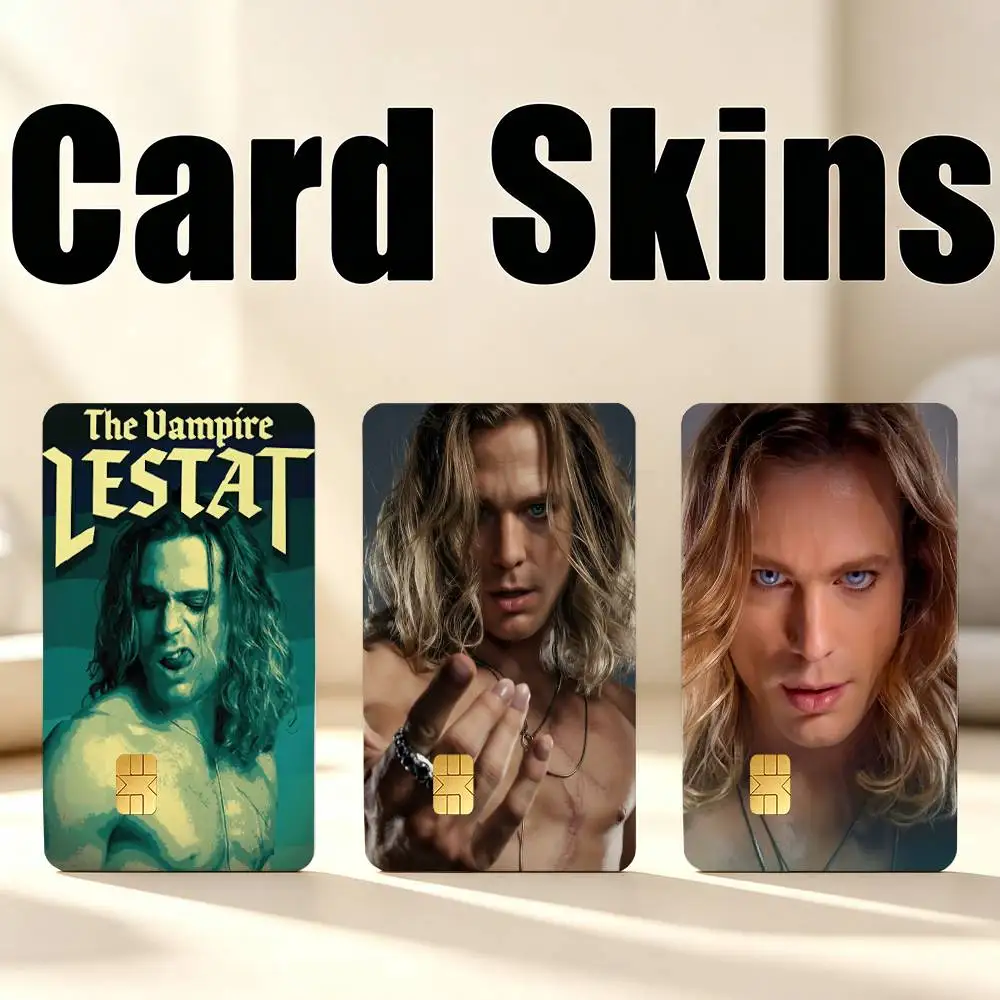 Cool S-Sam Reid L-Lestat 1Set 4Pcs Waterproof Card Skin Stickers for Credit Bus IC Cards