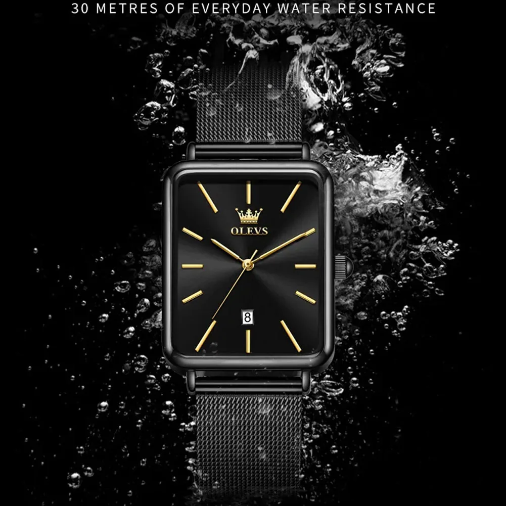 

OLEVS 3692 Мужские часы Кварцевые часы Многофункциональные часы с хронографом для мужчин 30 м Водонепроницаемые светящиеся коробки с фазой Луны Оригинал