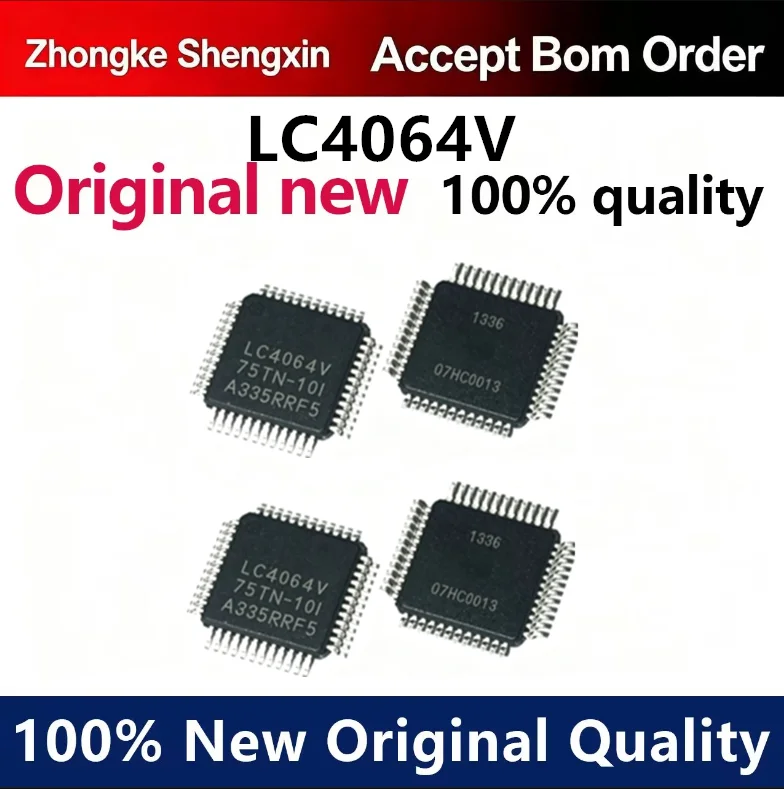 （5pcs-10pcs）Brand new original LC4064V-75TN-10I LC4064V SMT QFP48 LCD embedded chip