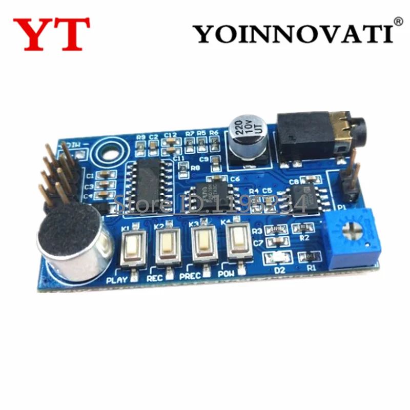 1pcs YS-SR1 Sound Voice Recording Module DC 5V Loudly Public Voice Playback Loudspeaker Megaphone Replace ISD1820