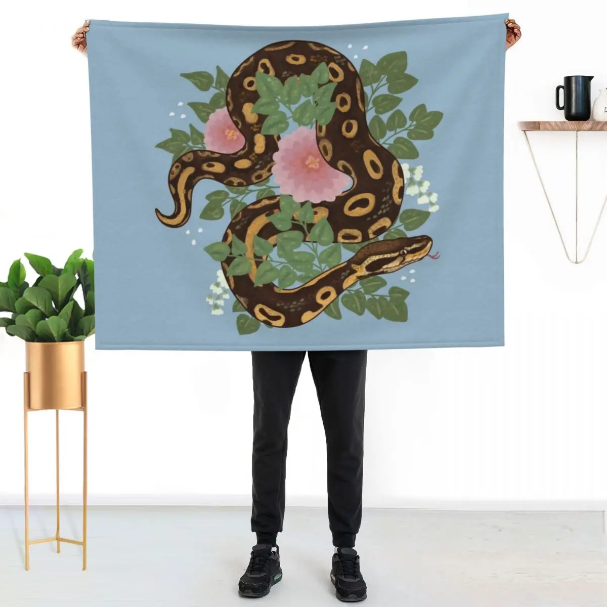 Kit the Ball Python Throw Blanket Blankets For Bed for babies Fashion Sofas Picnic Nap Thins Blankets