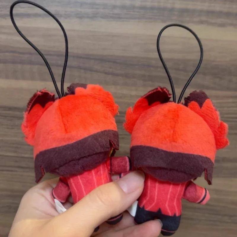 New Hazbin Hotel Alastor Plush-Like Texture Toys Latest Collectible Goods‌ Husk Cat Bean Eye Bag Keychain Toys For Friend Gift