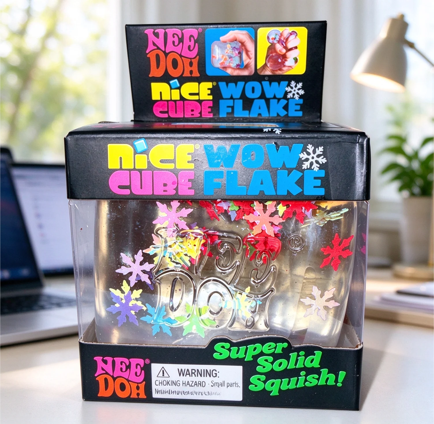 2026 Schylling Needoh Nice Cube Sensory Fidget Cube Stress Relief Anxiety Sensory Tool for Focus ADHD Office Desk Calming Gadget