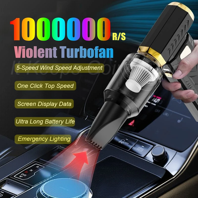 

Xiaomi 2in1 Violent Fan 1000000RPM Супер мощный воздуходувка Вакуумный всасывающий всасыватель для пылеочистителя Бесщеточный турбо-сильный ветер