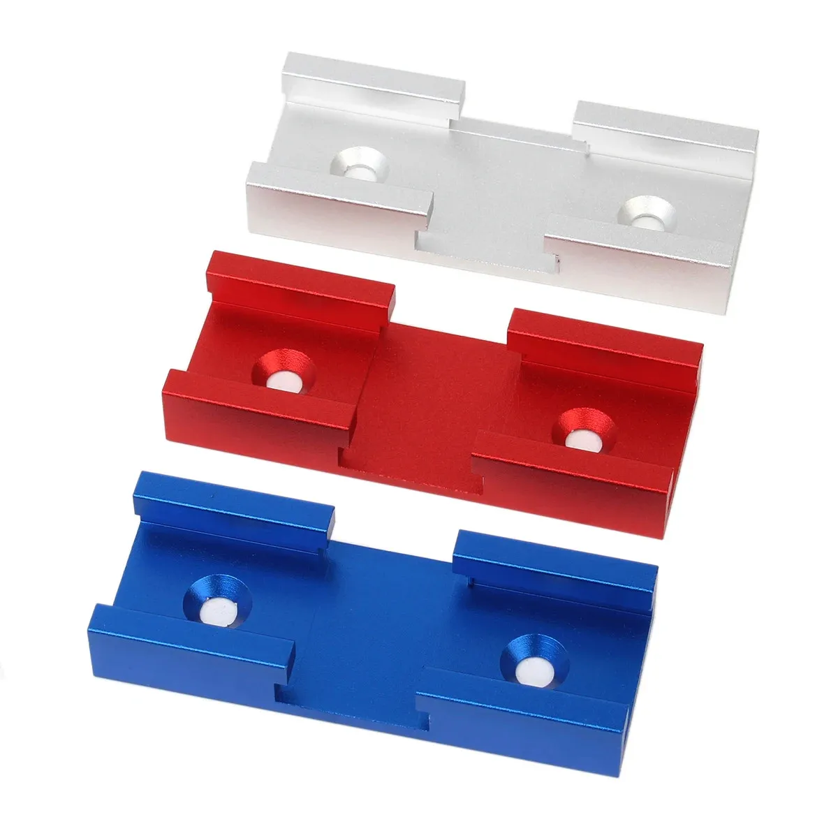 T-Track Intersection Slot Woodworking T Slot Cross Connector Guide Rail Mounting
