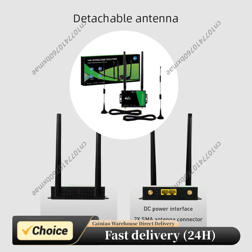 4G Wireless Router with SIM Card Slot 4 Antennas Home Router 150Mbps Firewall Protection Modem Router for Home Office