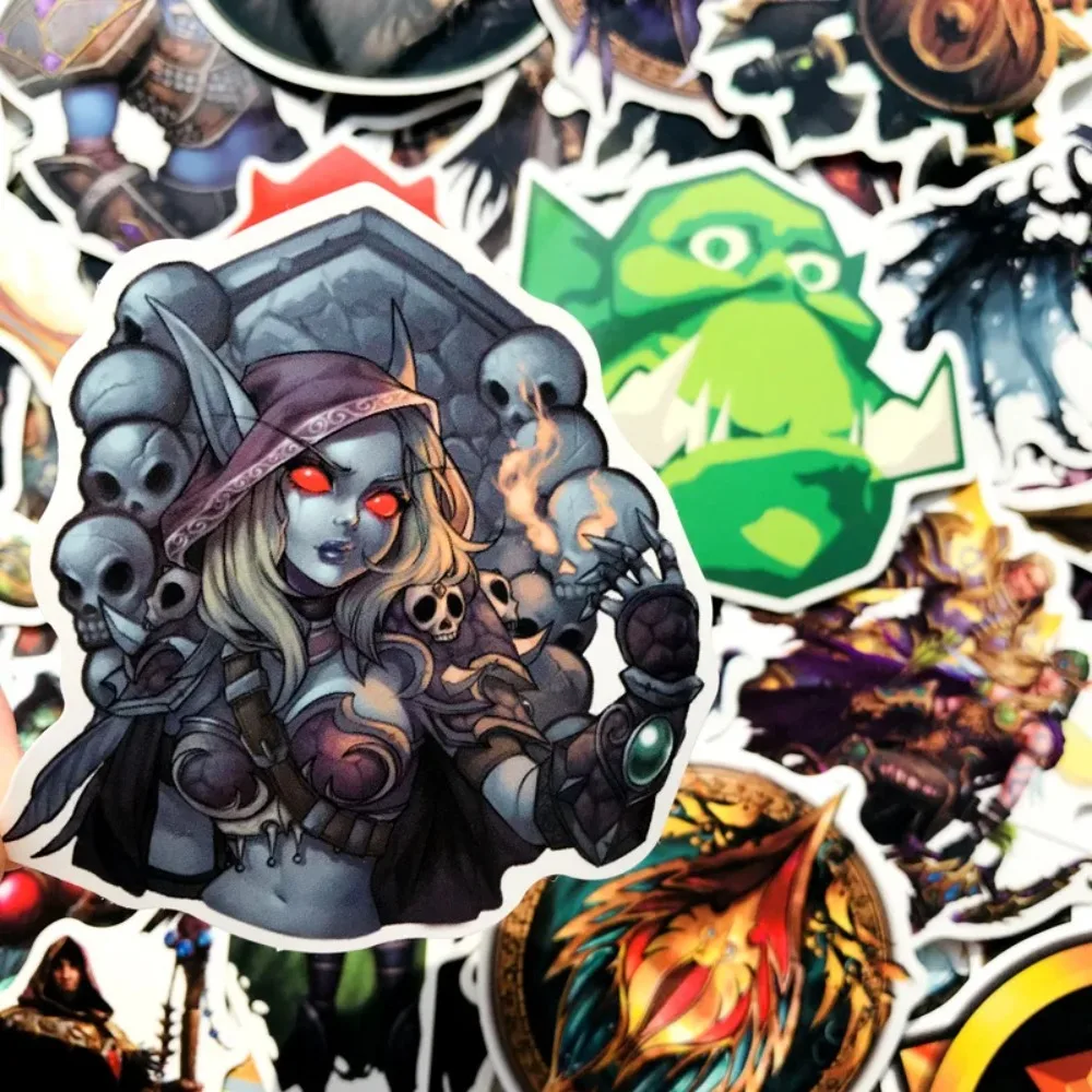 50pcs Hot game stickers Decorate Desktop Skateboards Refrigerators Bicycles Motorcycle Helmets Water Bottles Phone Notebook