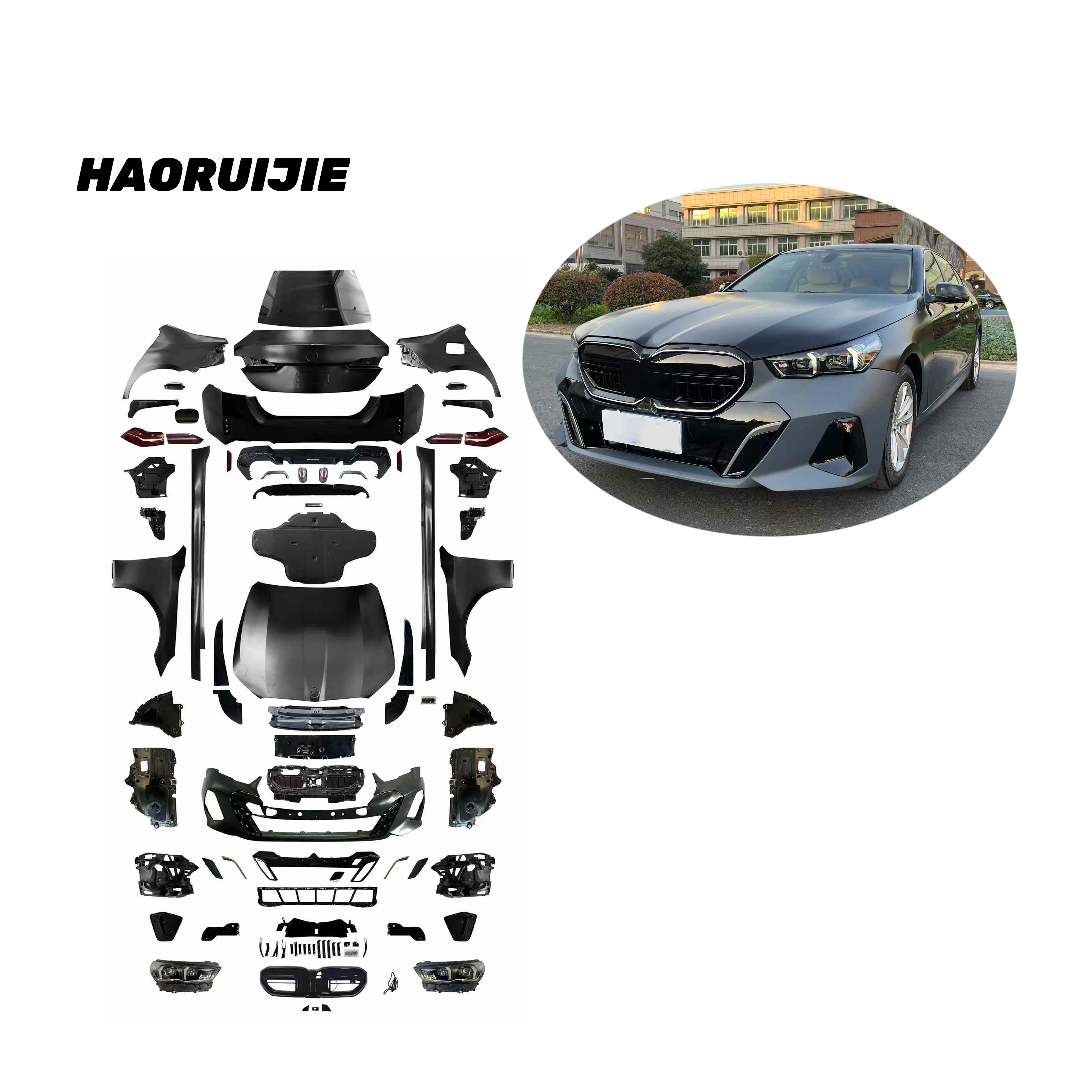 

Automotive parts facelift body kits for bmw facelift BMW 5 SERIES F10/F18(11-17)TO G60/68 LCI(2024)M-TECH car tuning accessory