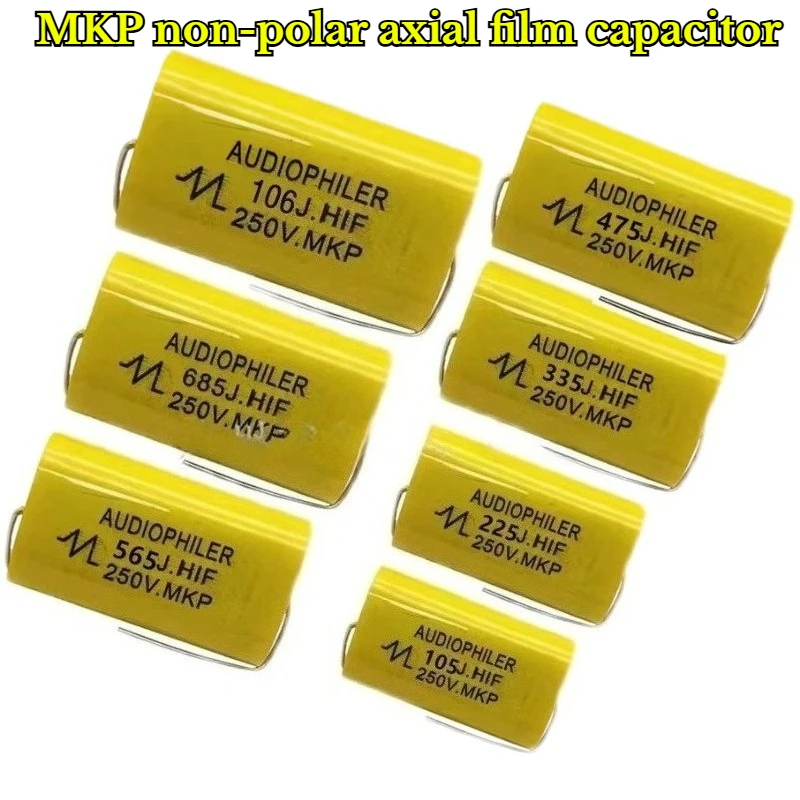 MKP مادة البولي بروبلين مكثف غير القطبية محوري 250 فولت 0.68 فائق التوهج ~ 47 فائق التوهج (684J ~ 476J) CBB20 المكثفات عالية التردد