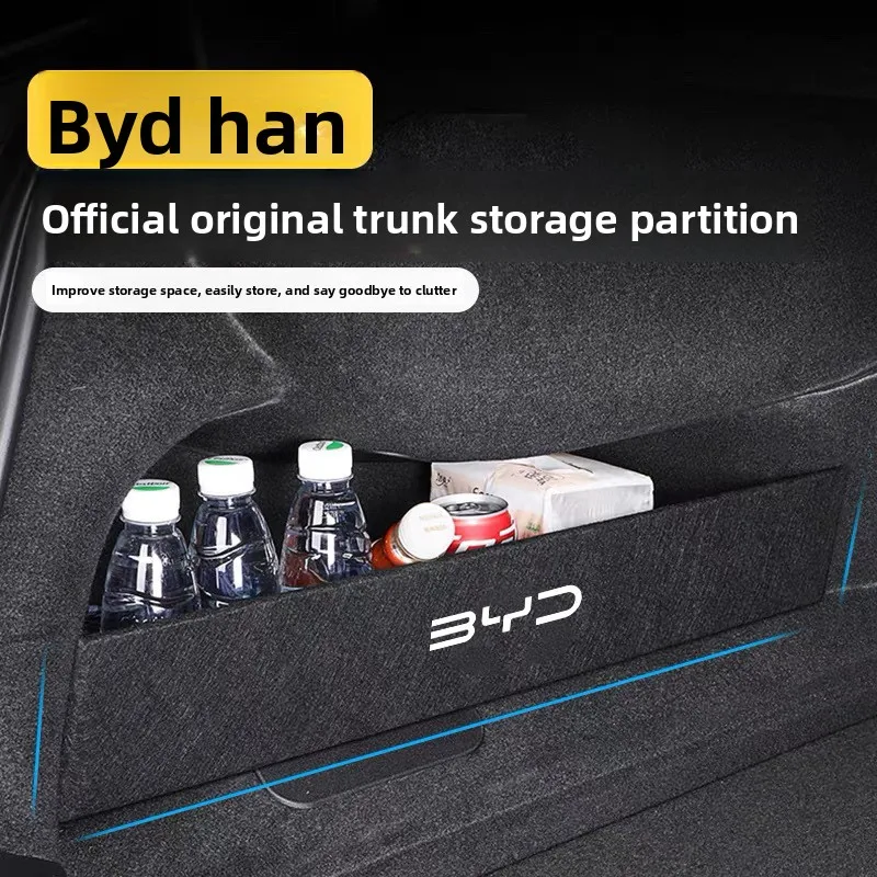 Dedicated to BYD Han DMI/EV trunk baffle, automotive supplies storage box storage box