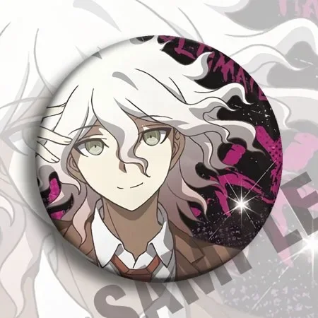 Naegi-insignia de juego de Anime Makoto Kirigiri Kyoko Maizono Sayaka Mondo Owada, disfraces de Cosplay, accesorios de bricolaje, coleccionables de Hobby