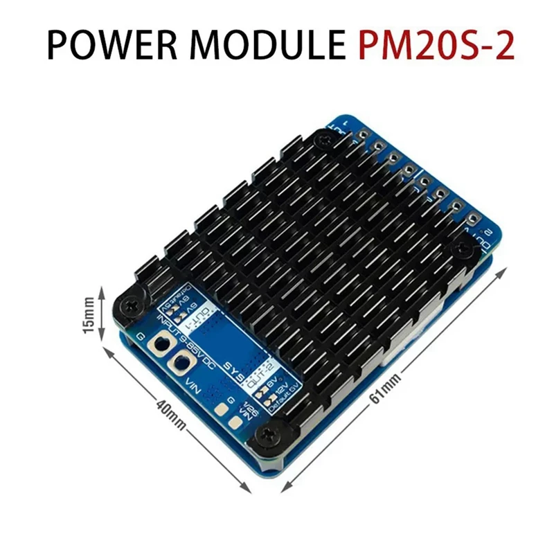 

New For MATEK POWER MODULE PM20S-2 2x Independent Step-Down Voltage Regulators 9V-85V for FPV Drone