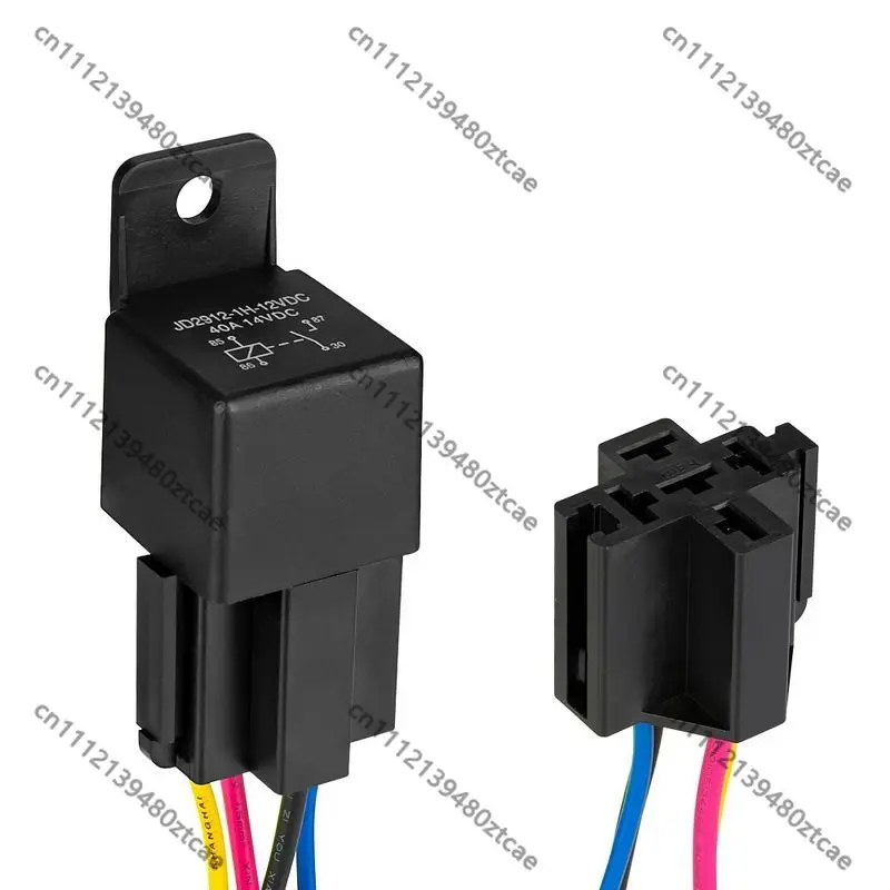 DC12V 0.2A Sticky Mount Push Button Switch With Wire Simple Auto Power Cut Modification Accessory