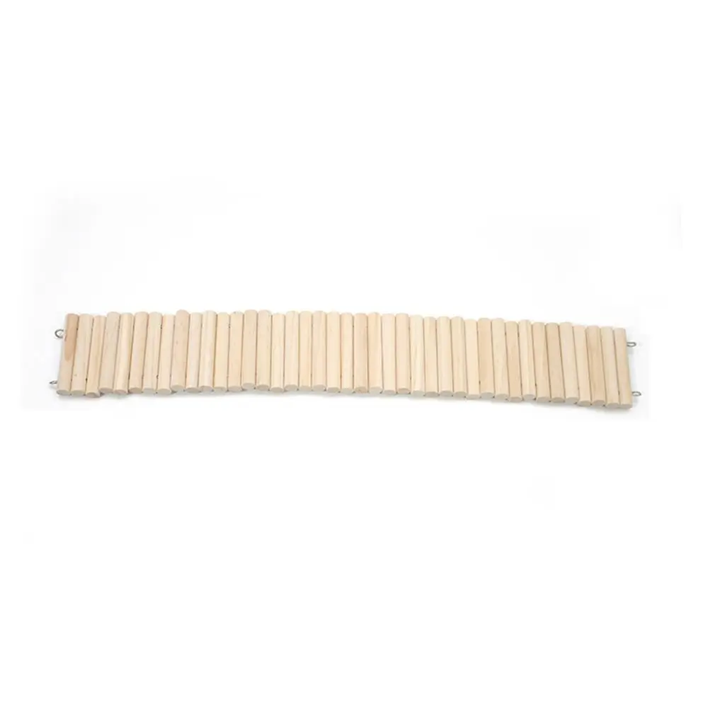 Buigbare Hamster Klimladder Houten Multifunctionele Hamsterhabitat Speelgoedkooi Decoratie Eenvoudig Te Installeren