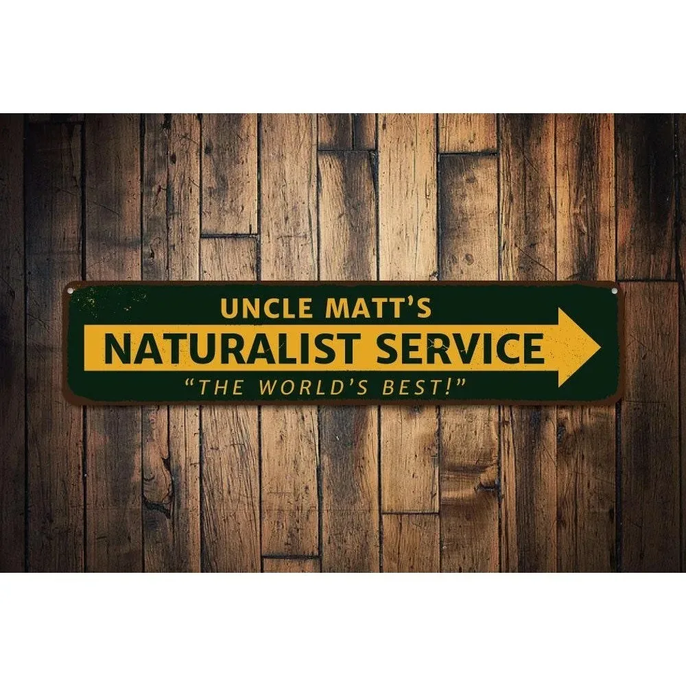 CIFbuy Personalized Text Long Metal, Custom Naturalist Service Arrow Wall Ornament