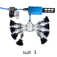 Vacuum suction cup industrial manipulator fittings vacuum generator air exhaust solenoid valve tracheal muffler fittings