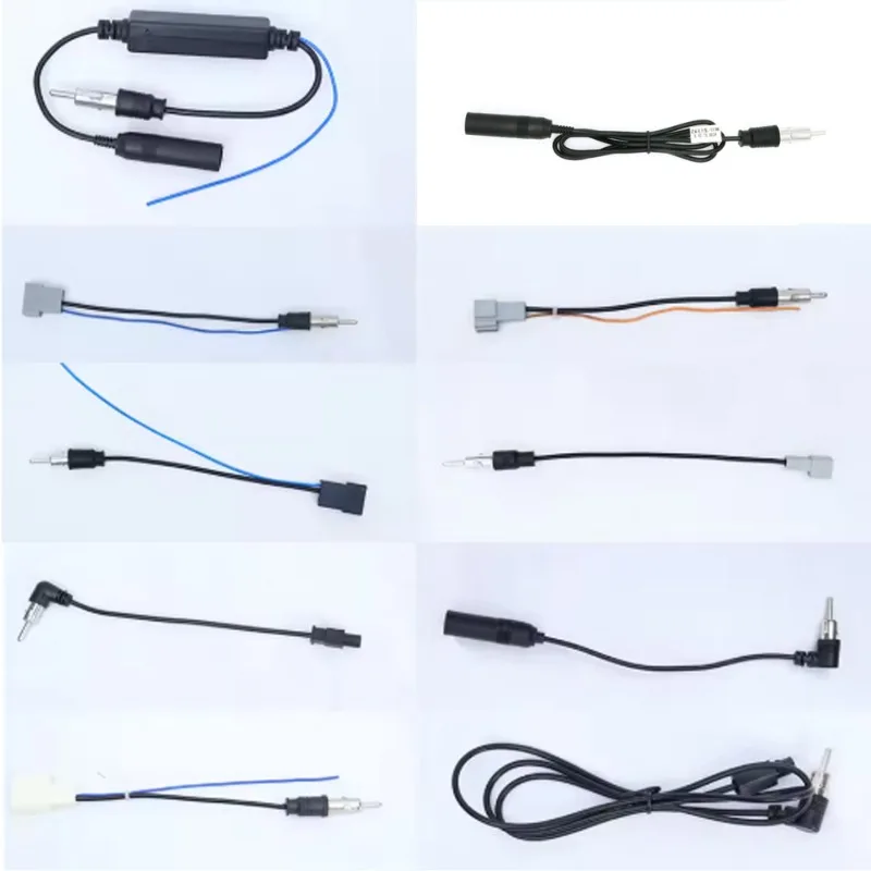 FOR HONDA TOYOTA HYUNDAI KIA VW NISSAN CHEVROLET ISUZU Mazda CITROEN SKODA Car Radio AM FM Antenna Converter Adapter DVD Cables