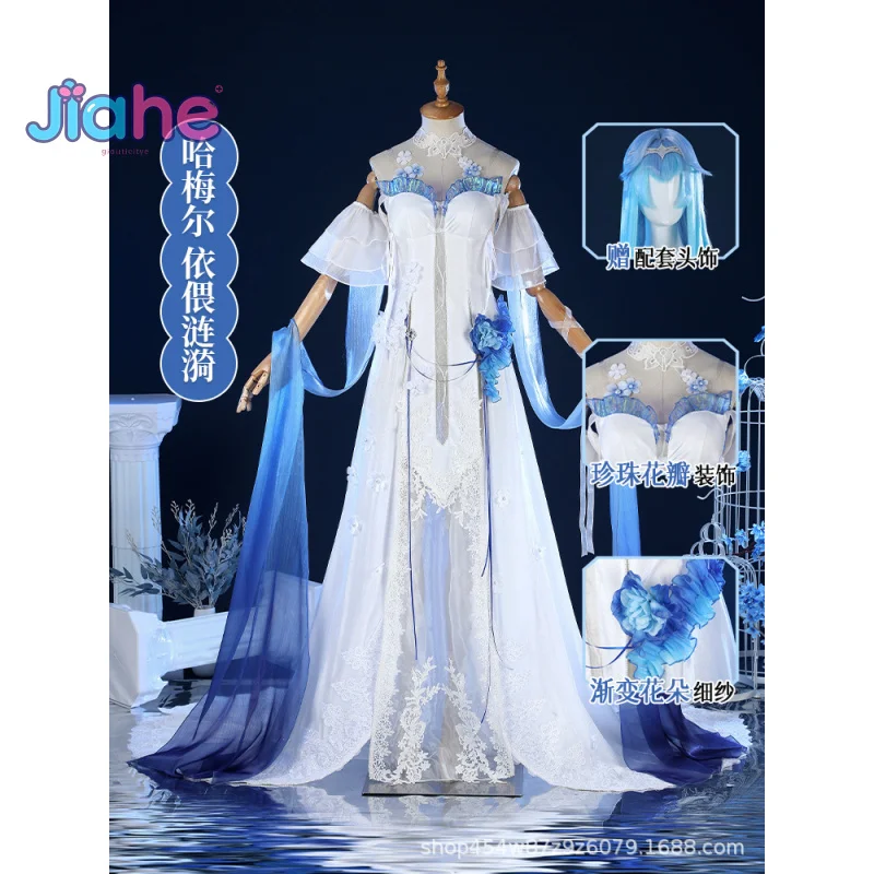 هاميل لعبة الطريق إلى أي مكان تأثيري حلي فستان مثير اكسسوارات الساق خواتم الدعائم شعر مستعار مجموعة هالوين المرأة هاميل موحدة جديدة