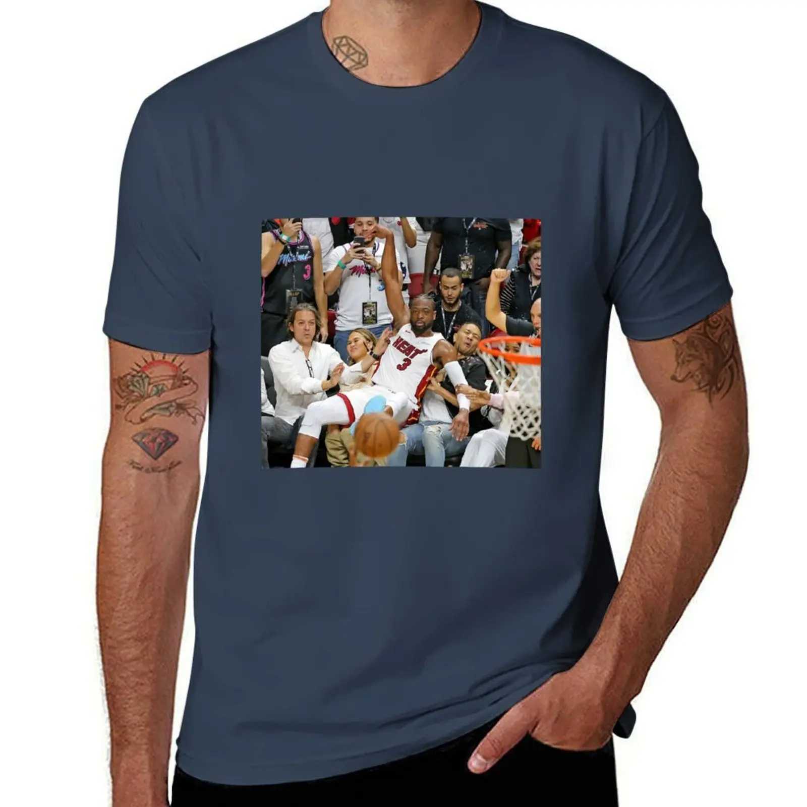 Dwyane wade T-Shirt Summer Holiday Casual Tee