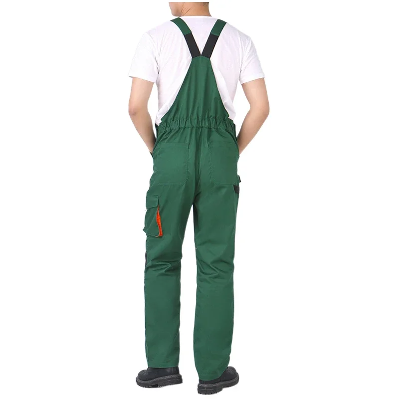 Work Overalls for Man Carpenter Overalls Two Tone Work Wear Mens Overalls Jumpsuit Industrial Labor Protection Clothes