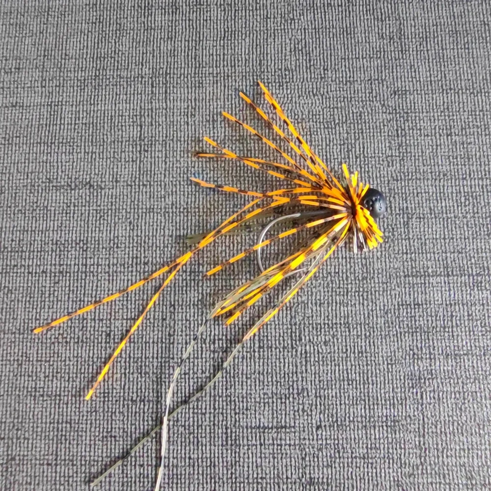 MUKUN 1 Stück 0,6G 1,2G 1,8G Silikon-Jigkopfhaken Weicher Köder Wurmhaken MINI Skirts Hook Spinner Angelköder Angelzubehör – Detail 12