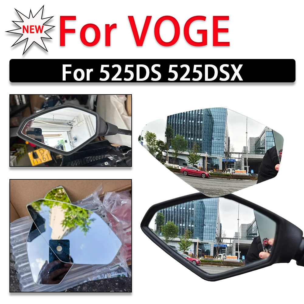 

For VOGE 525 DSX DSX 525 525DSX DSX525 DS525X 525DS Convex Mirror Increase Rearview Mirrors Side Mirror View Vision Accessories